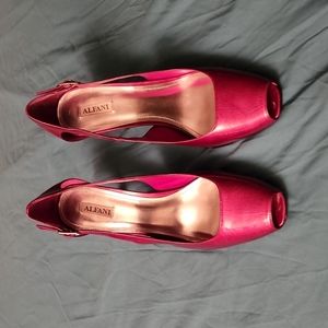 Purple  Open Toe heel